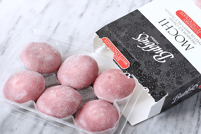 Bubbies Mochi Ice Cream, Strawberry