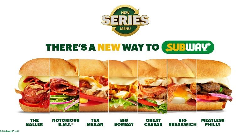 Subway Menus