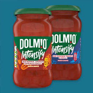 Two jars of Dolmio sauce