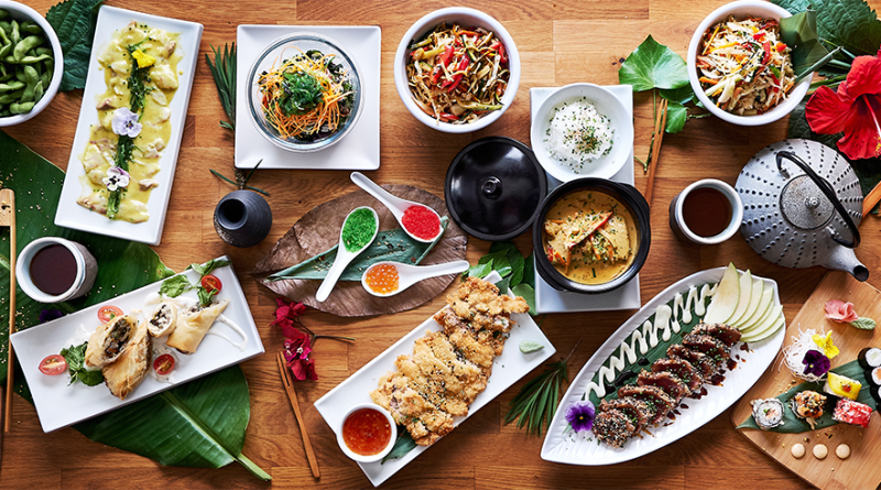 Various different Japanese foods laid out on table to support food export ban article