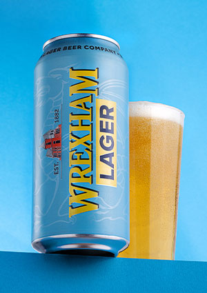 Can of Wrexham Lager