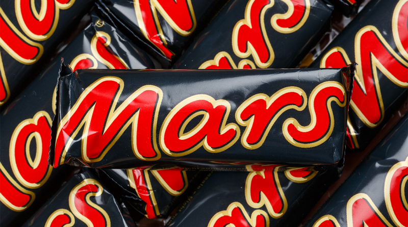 Mars bars piled on top of each other to support Mars UK social value article