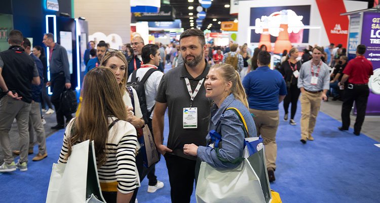 Visitors at past NACS show