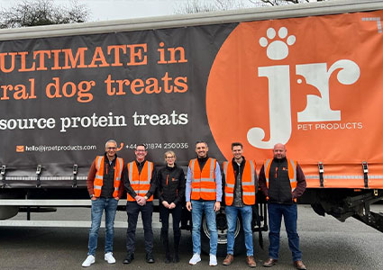 JR Pet Products truck