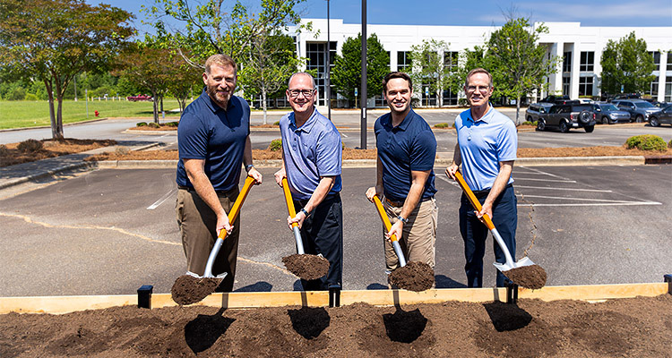 Custom Flavors held a groundbreaking event for its new east coast processing facility in Concord, North Carolina