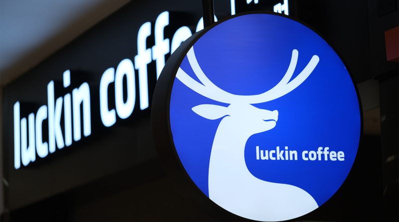 Chinese coffee giant Luckin Coffee opens first US stores in New York Luckin Coffee storefront in New York City during its US debut