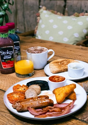 The Hunts Group breakfast at The Farmyard Kitchen in Sherborne