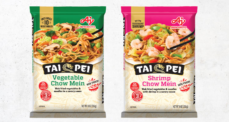 Tai Pei Vegetable and Shrimp Chow Mein frozen entrées