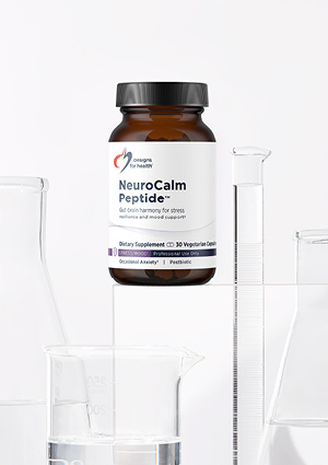 NeuroCalm Peptide is a dietary supplement designed to support gut-brain harmony, stress resilience, and emotional well-being