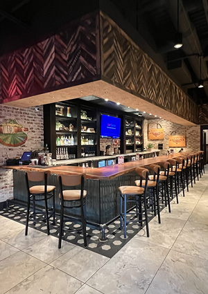 interior of Grinders Above & Beyond