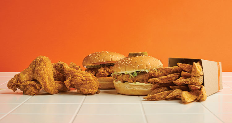 a meal combo from Mary Brown's Chicken. 