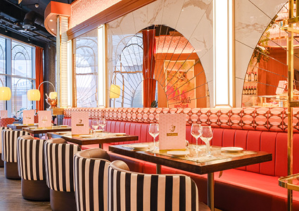 the interior of a Caffè Concerto restaurant