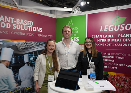 the Legusol booth at the IFE 2026 trade show