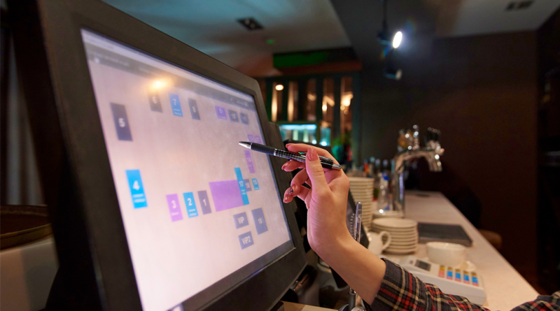 Working touch screen monitor for reservations