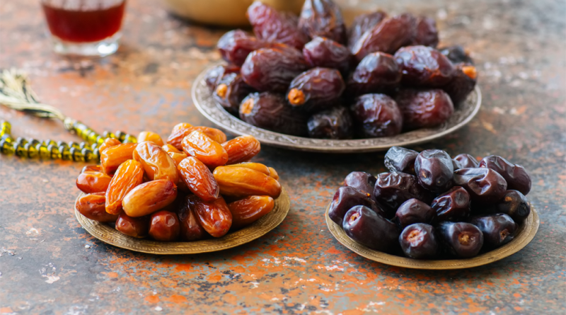 Various of dried dates