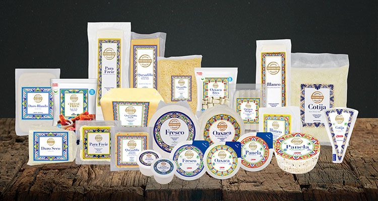 a wide variety of packaged Mexican-style cheeses